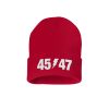 12 Inch Knit Hat / Red 45-47 Beanie maga trump