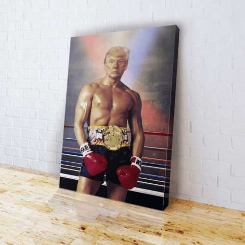 16x24 / .75 Rocky Trump Canvas maga trump