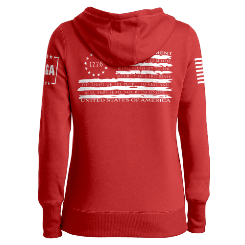 1776 betsy tattered stripes flag ladies hoodie 1776 betsy tattered stripes flag ladies hoodie maga trump 37450423599281