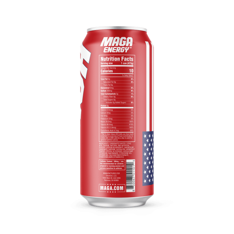 4 pack x 16 oz maga energy 4pk maga black friday promo maga energy 4pk maga black friday promo maga trump 37439001493681