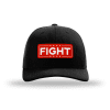 Adjustable Snapback Trucker Cap / Black Fight - Red Trucker Hat maga trump