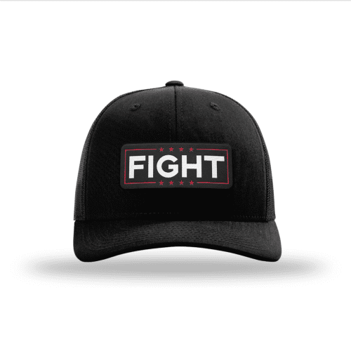 Adjustable Snapback Trucker Cap / Black Fight Trucker Hat maga trump