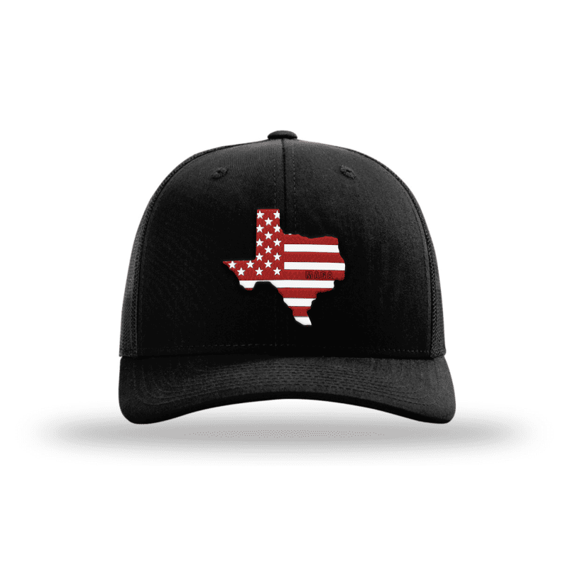 Adjustable Snapback Trucker Cap / Black / OS Texas is MAGA Country Hat maga trump