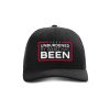 Adjustable Snapback Trucker Cap / Black Unburdened by What Has Been Trucker Hat maga trump