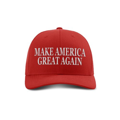 Adjustable Snapback Trucker Cap / Red Make America Great Again Hat maga trump