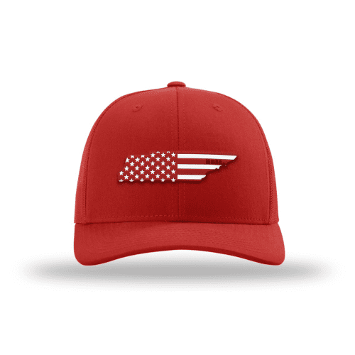 Adjustable Snapback Trucker Cap / Red / OS Tennessee is MAGA Country Hat maga trump