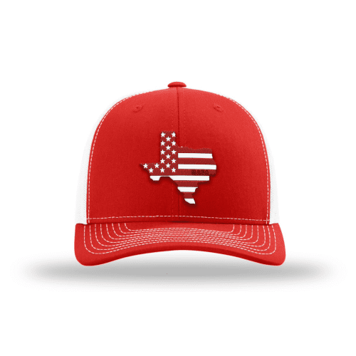 Adjustable Snapback Trucker Cap / Red/ White / OS Texas is MAGA Country Hat maga trump