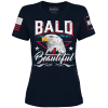 Bald & Beautiful Ladies Tee maga trump