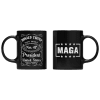 Black Donald Trump Whiskey Mug maga trump