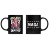 Black Guess Who's Back Again Trump Mug maga trump