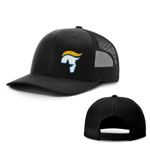 Black / OS President Trump Trucker Hat maga trump