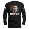 Black / S 9 Lives Baby Long Sleeve maga trump