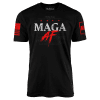 Black / S MAGA AF - Moisture Wicking T-shirt maga trump