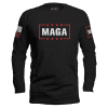 Black / S MAGA Long Sleeve maga trump