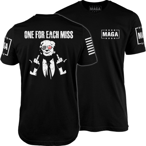 Black / S One for Each Miss - Moisture Wicking T-shirt maga trump