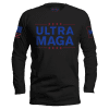 Black / S Ultra MAGA Long Sleeve - Black maga trump