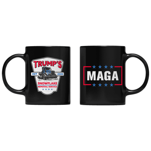 Black Trumps Snowflake Removal Mug maga trump