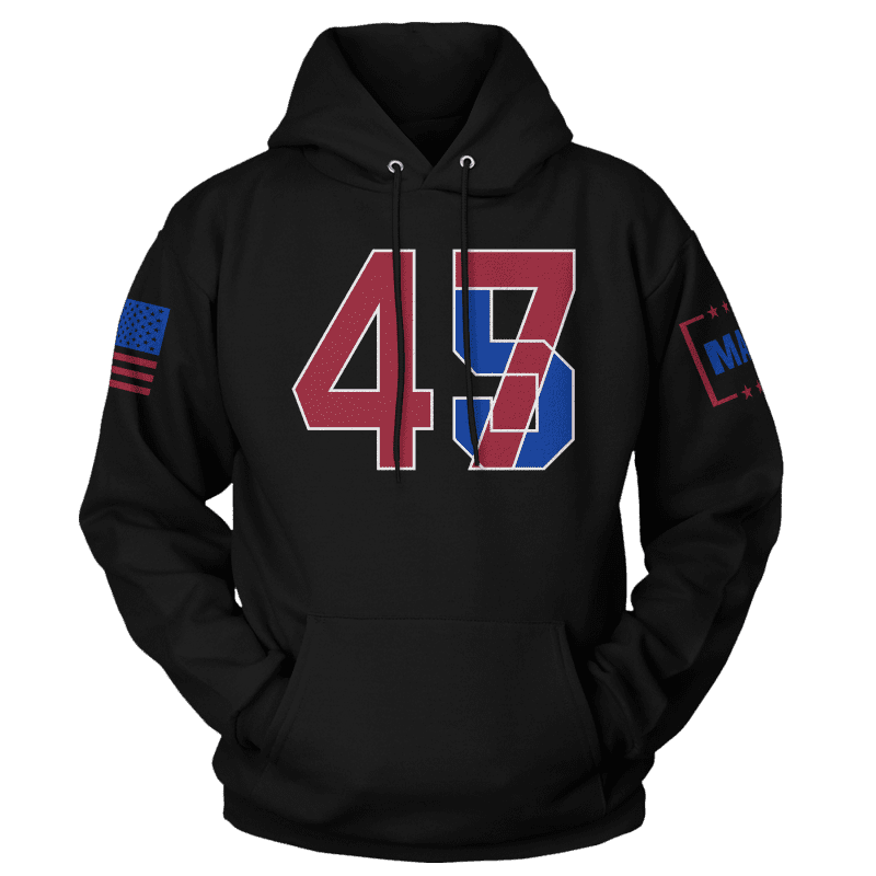 Black / XS 45/47 Hoodie maga trump