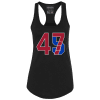 Black / XS 45/47 Raceback Tank Top maga trump