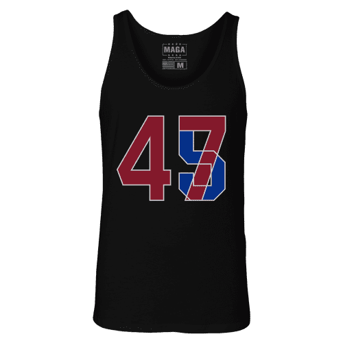 Black / XS 45/47 Tank Top maga trump