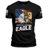 Black / XS American / Merican Eagle maga trump