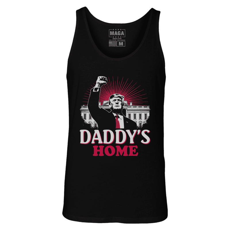 Black / XS Daddy's Home 5 Tank Top maga trump