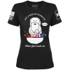 Black / XS Dash Of Patriotism Ladies Tee maga trump