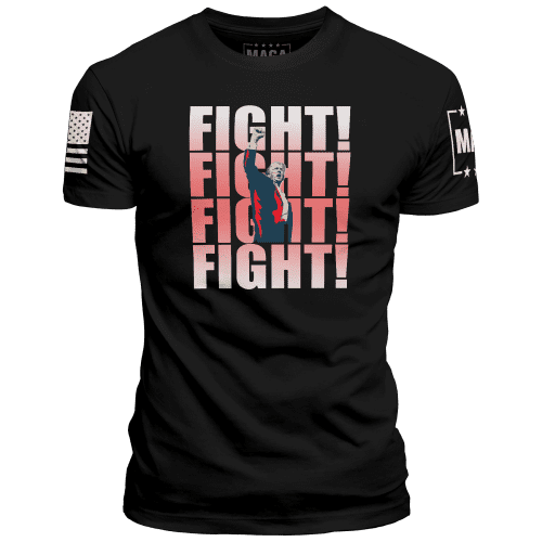 Black / XS FIGHT! FIGHT! FIGHT! FIGHT! maga trump