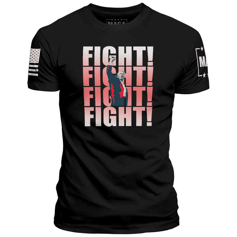 Black / XS FIGHT! FIGHT! FIGHT! FIGHT! maga trump