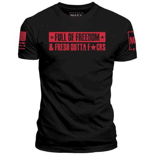 Black / XS Full of Freedom maga trump