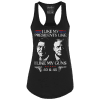 Black / XS I Like My Presidents Racerback Tank maga trump