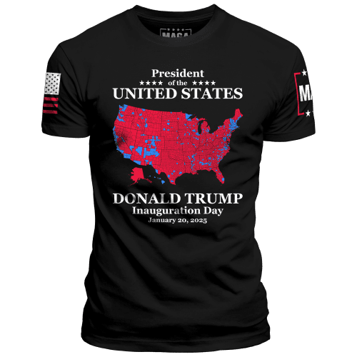 Black / XS Inauguration Day Electoral Map maga trump