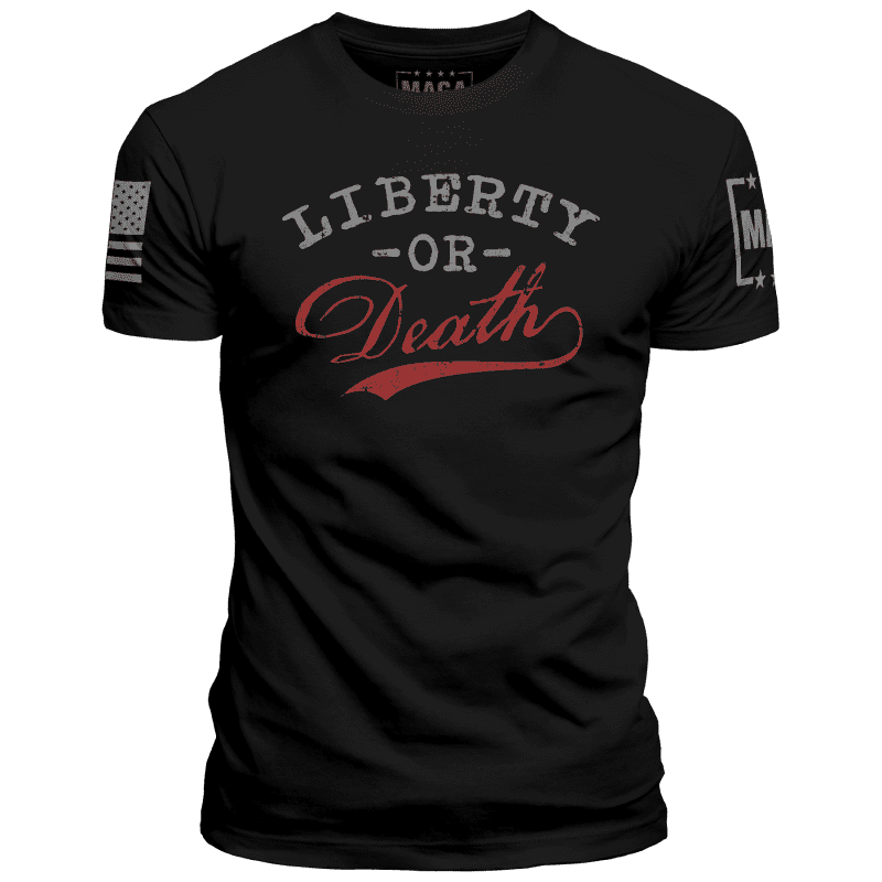 Black / XS Liberty or Death maga trump