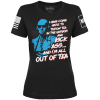 Black / XS Out Of Tea Ladies Tee maga trump