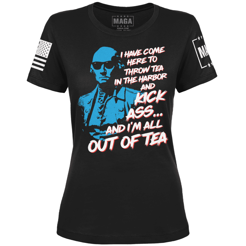 Black / XS Out Of Tea Ladies Tee maga trump