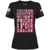 Black / XS Press 1 For English Ladies Tee maga trump