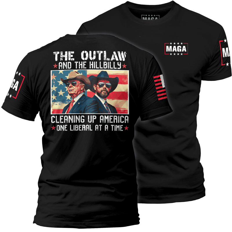 Black / XS The Outlaw and the Hillbilly maga trump