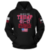 Black / XS TRUMP 45-47 Hoodie maga trump