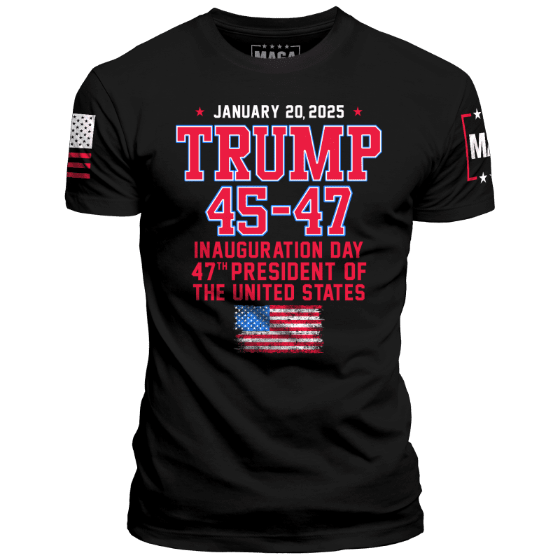 Black / XS TRUMP 45-47 maga trump