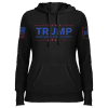 Black / XS Trump MAGA Ladies Hoodie - Black maga trump