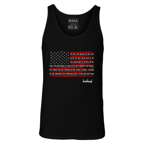 Black / XS Trump Nation Proclamation Tank Top maga trump