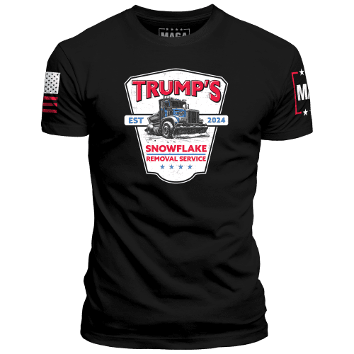 Black / XS Trump's Snowflake Removal maga trump