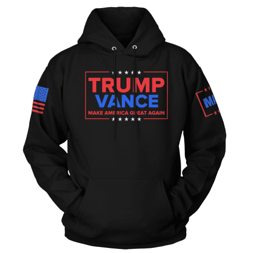 Black / XS Trump Vance - MAGA Hoodie maga trump