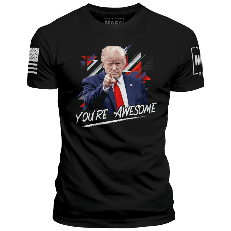 Black / XS Trump - You're Awesome maga trump