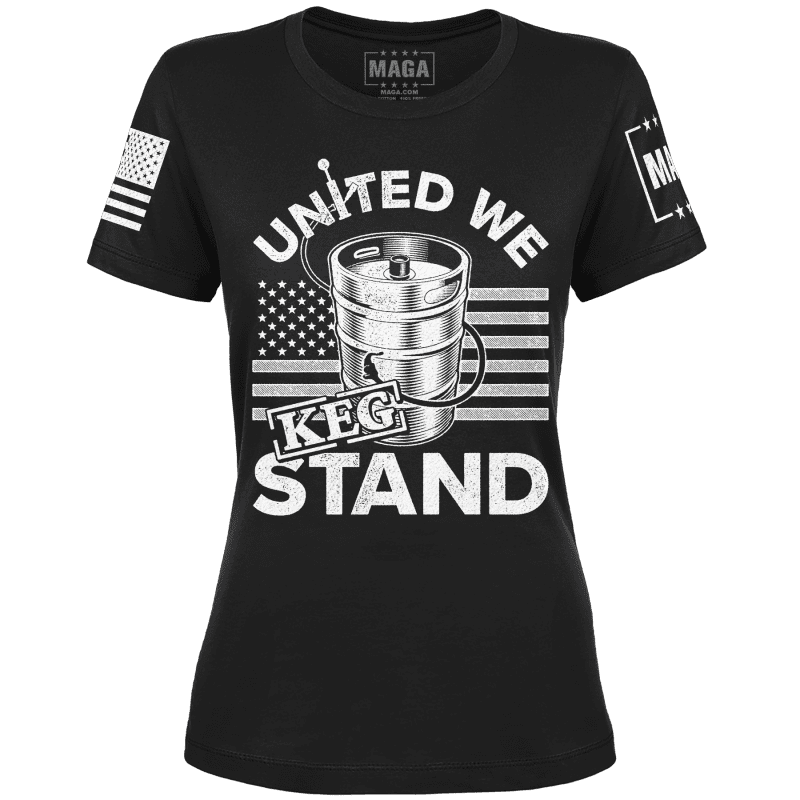 Black / XS United We Stand Ladies Tee maga trump