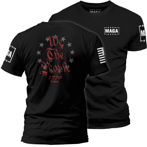 Black / XS We The People - Backprint maga trump