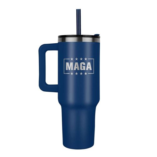 Blue MAGA 40oz Tumbler maga trump