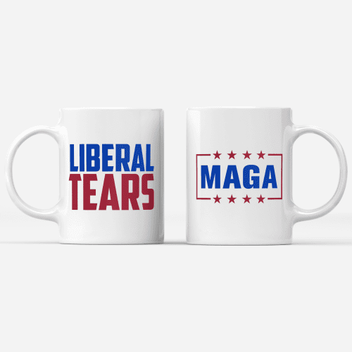 Coffee Mug / White / One Size Liberal Tears Coffee Mug maga trump