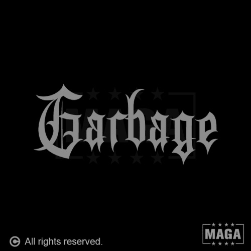 garbage gothic hoodie garbage gothic hoodie maga trump 37219562356913