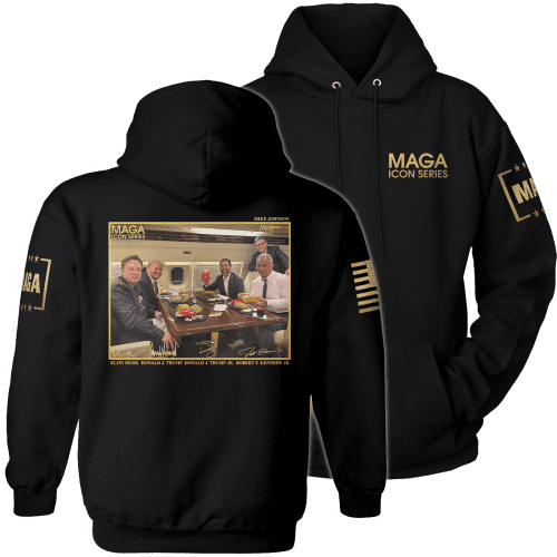 Hoodie / Black / XS Icon Series - Trump Feast maga trump